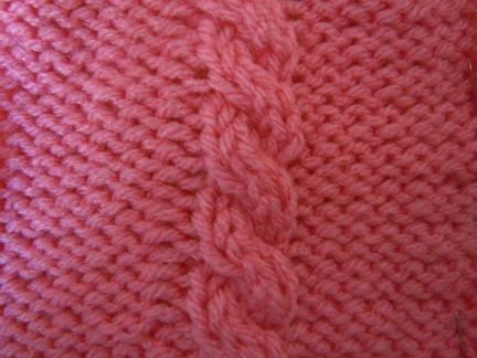 cable with ripples knitting pattern